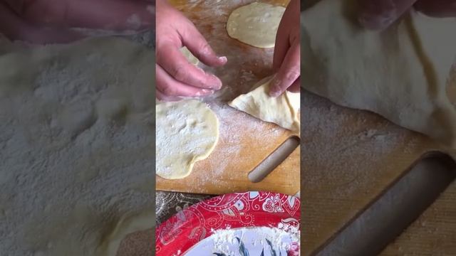 Красивая лепка треугольников (Очпочмак)