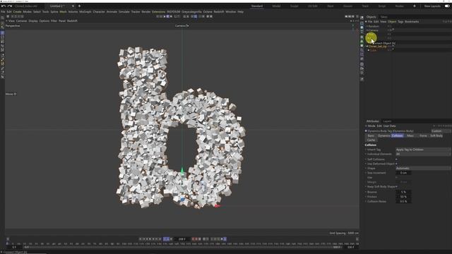 How To Morph Clones In Cinema 4D: C4D,  Inheritance Effector And Rigid Body Tag Tutorial