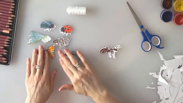 Поделка Банка с насекомыми