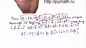 Разложение вектора по базису