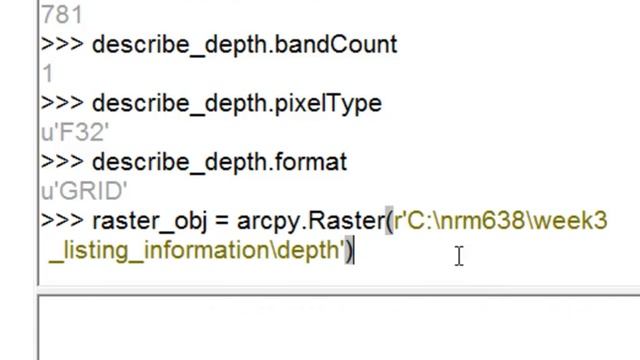 3) Retrieving Raster Properties смотреть онлайн