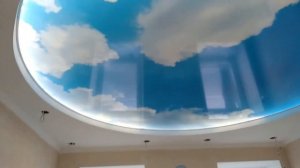 Натяжной Потолок Небо в облаках