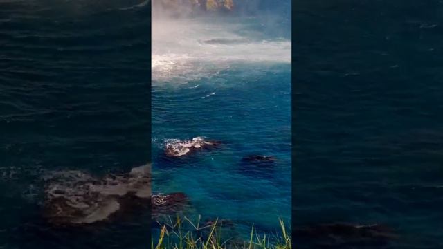 Turkey. Waterfall. Турция. Красивый корабль и водопад.