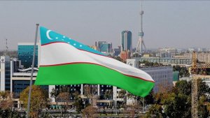 Флаг Узбекистана