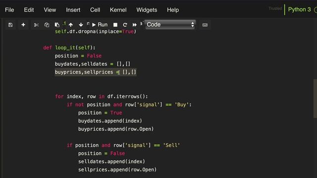 Backtesting a Trading Strategy using Object Oriented Programming [OOP] смотреть онлайн