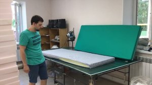 Матрас поролоновый, поролон вторичного вспенивания (ПВВ), чехол тик матрасный, на молнии