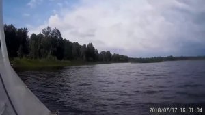 Парус на складной фанерной лодке