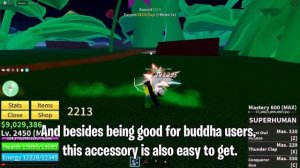 TOP 5 BEST Accessories For BUDDHA In Blox Fruits! - Update 19