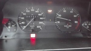 Тахометр и плавный розжиг подсветки Audi 100(44) 2.0D