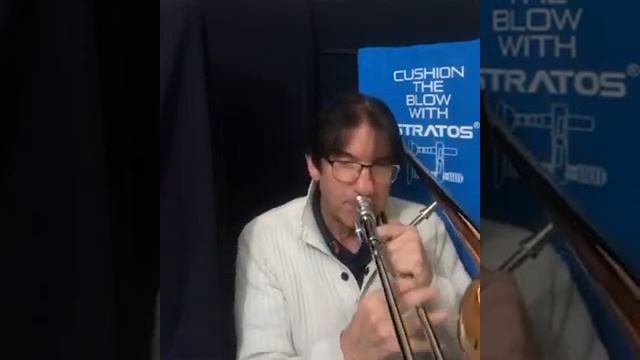 How to place vibrato on a trombone solo with Marcus Reynolds Part 1 смотреть онлайн