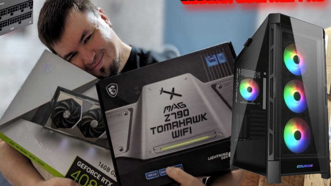 Собираем супер пушку гонку 12600KF + 4080Super + открытый корпус Cryptone