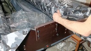 Установка транцевых колёс на ПВХ лодку Инзер 3.50. пайолы