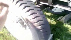 Простой способ изменения ширины колеи на заводском мототракторе