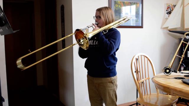 For He That is Mighty - Bach on Trombone смотреть онлайн