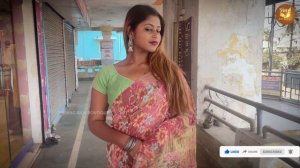 Trending Saree Fashion | Back Saree Video | Saree Model #saree