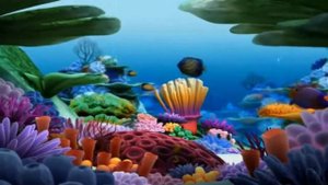 Красивое морское дно с чудесными рыбками футажи