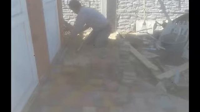Укладка тротуарной плитки
