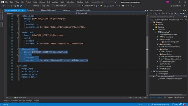 55 Containerize Discount Microservices with PostgreSQL using Docker Compose смотреть онлайн