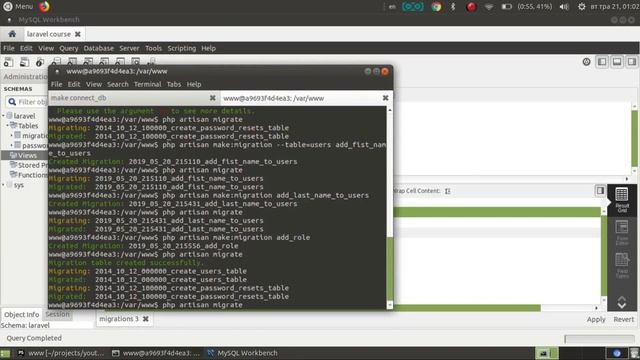 Урок 05 Migrations and Seeders in Laravel 5.8 framework. Tutorial for beginners смотреть онлайн