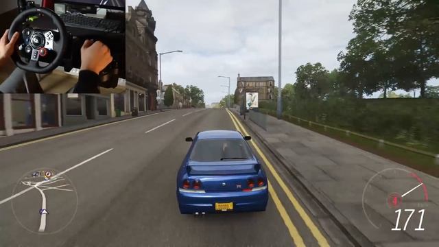 Nissan GTR R33 DRIFTING - Forza Horizon 4 - Logitech G29 Gameplay -in 10 Minutes! смотреть онлайн