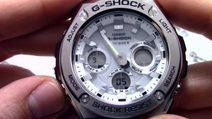 Часы Casio G-SHOCK GST-W110D-7A - Инструкция, как настроить от PresidentWatches.Ru