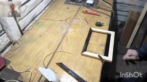 ВЫЖИГАЮ РАМКУ НИХРОМОВОЙ СТРУНОЙ