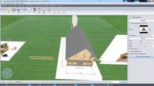 Строим деревянный дом с мансардой в Realtime landscaping architect (марафон 5 домов за 5 дней)