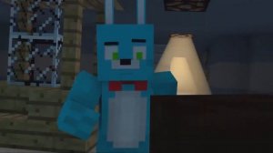 Песня Бони 5 ночей с фредди + анимация маинкрафт!!!