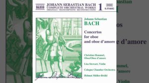 Oboe d'amore Concerto in D Major, BWV 1053a: II. Siciliano