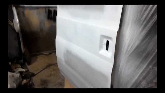 Форд Транзит Ремонт,Вытяжка и окраска двери часть 2 смотреть онлайн