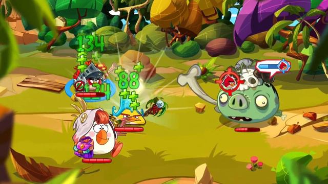 Stinky Stanley boss battle (angry birds epic) смотреть онлайн