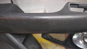 Fiat DOBLO "косметический" ремонт пластика салона строительным феном