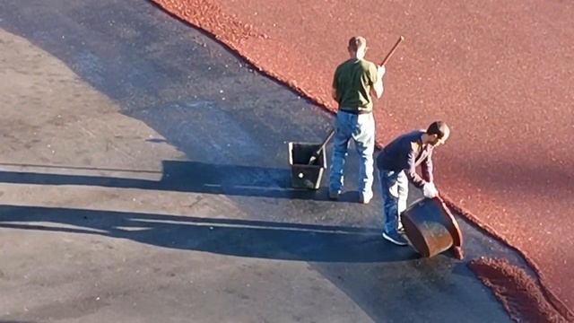 Борок 2020 Покрытие резиновой крошкой спортивной площадки смотреть онлайн