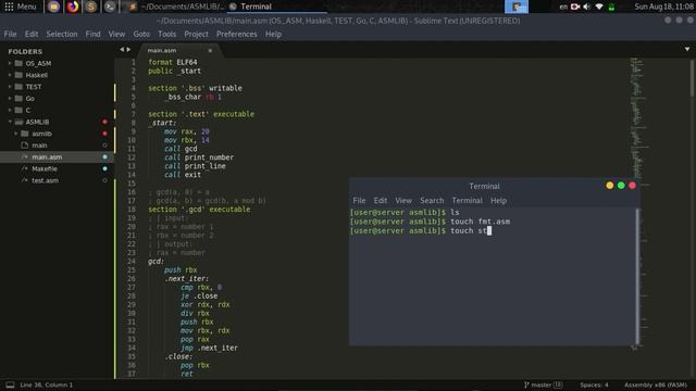 // Язык Ассемблера #4 [FASM, Linux, x86-64] // смотреть онлайн