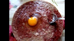 Оладьи из печени с рисом.