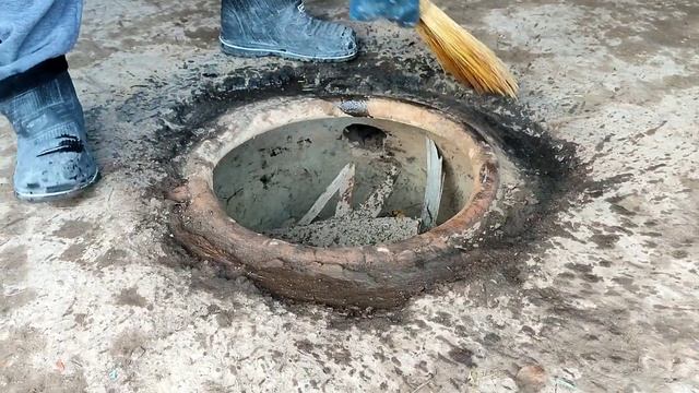 ТАНДЫР. НЕБОЛЬШОЙ РЕМОНТ ТАНДЫРА, БУДЕМ ПЕЧЬ ЛАВАШ смотреть онлайн