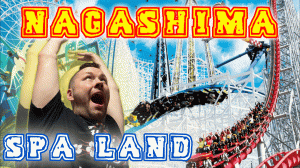 Nagashima spa land. Стальной дракон 2000. Японский аквапарк.