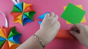 Игрушка на елку из бумаги / Ёлочная игрушка из бумаги  / Новогодний  декор из бумаги