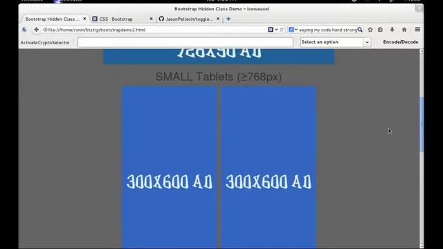 Toggle AdSense Ads Across Viewport breakpoints w/ Bootstraps .hidden Class - KMCHS-E4 смотреть онлайн