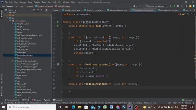 facebook interview question java ||  first and last position in sorted array