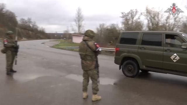 Работа военнослужащих ВАИ и военной полиции ЗВО