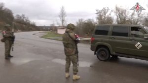 Работа военнослужащих ВАИ и военной полиции ЗВО