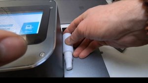 Маркиратор каплеструйный w100 -стационарный полуавтоматический #маркиратор