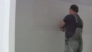 Финишная шпаклевка стен стеклохолста  паутинки под покраску
