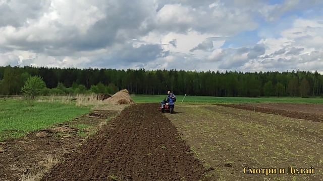 Культивируем огород мотоблокам МТЗ / ИСПЫТАНИЯ С БОРОНКАМИ