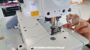 Capacitación y funciones básicas Collareta Mecánica SIRUBA F007K-W122-364 - Todo Costura SA