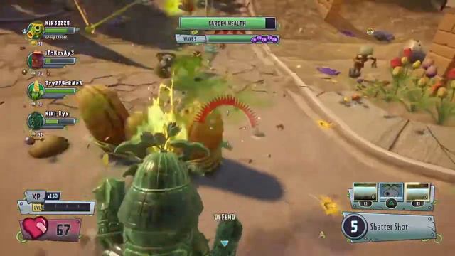 САДОВОЕ ПОБОИЩЕ! #36 － Plants vs Zombies Garden Warfare 2 [PS4] － Нефритовый Кактус