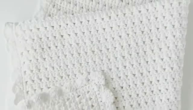 Красивый Узор крючком для новичков - Подробный МК по вязанию узора смотреть онлайн