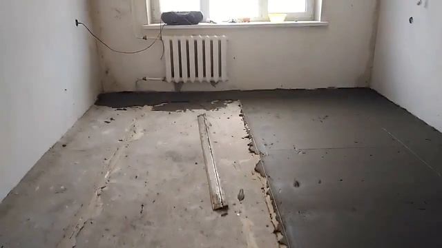 18 день ремонта, стяжка полов смотреть онлайн