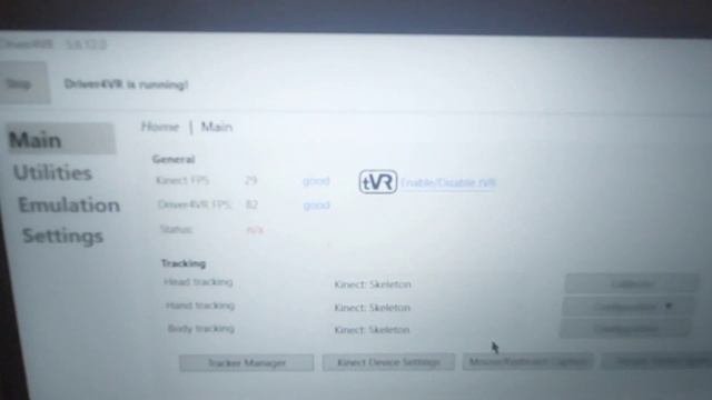Как настроить Driver4vr и кинект для VR (часть 2)